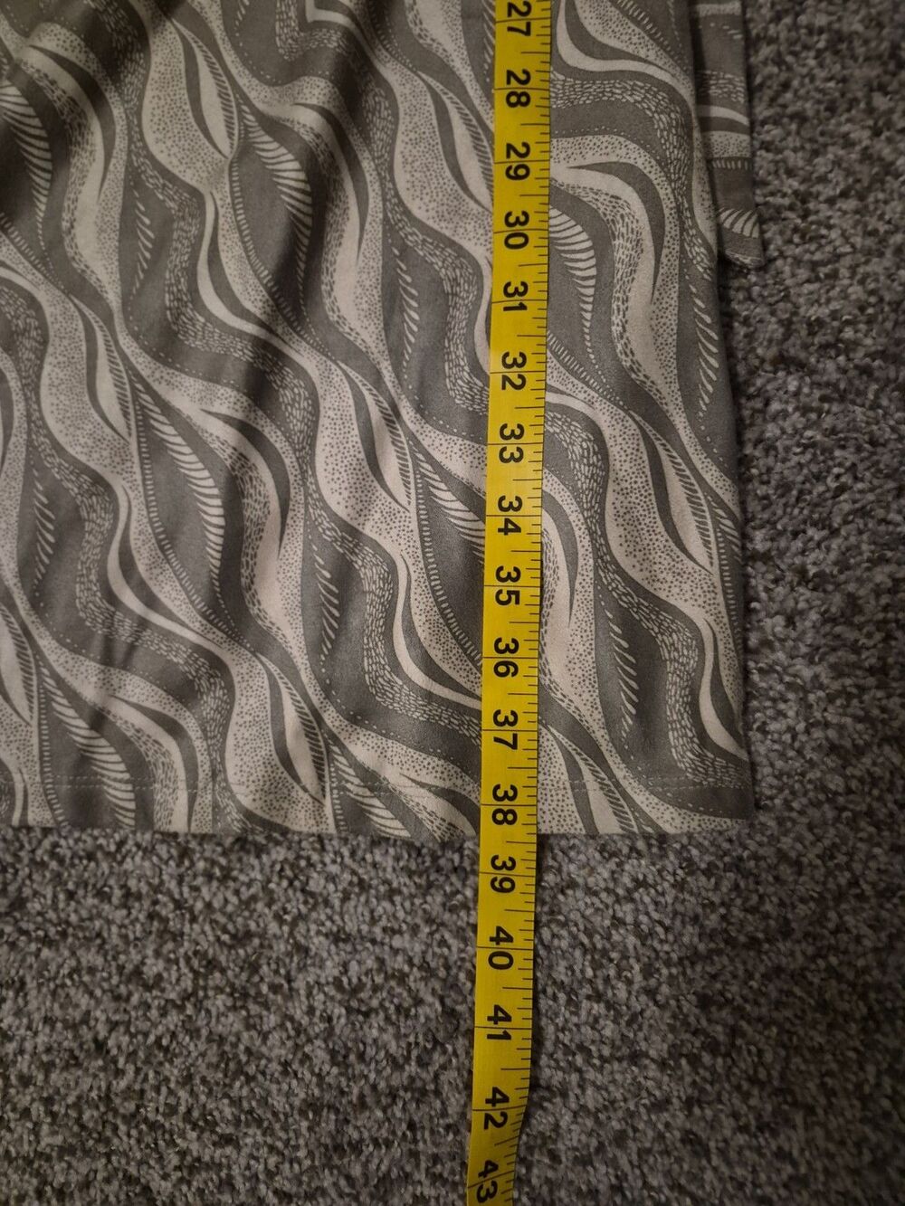 NWOT J. McLaughlin Women’s S Faux Suede Dress Light Gray Zebra Print Corp Core - Picture 11 of 11